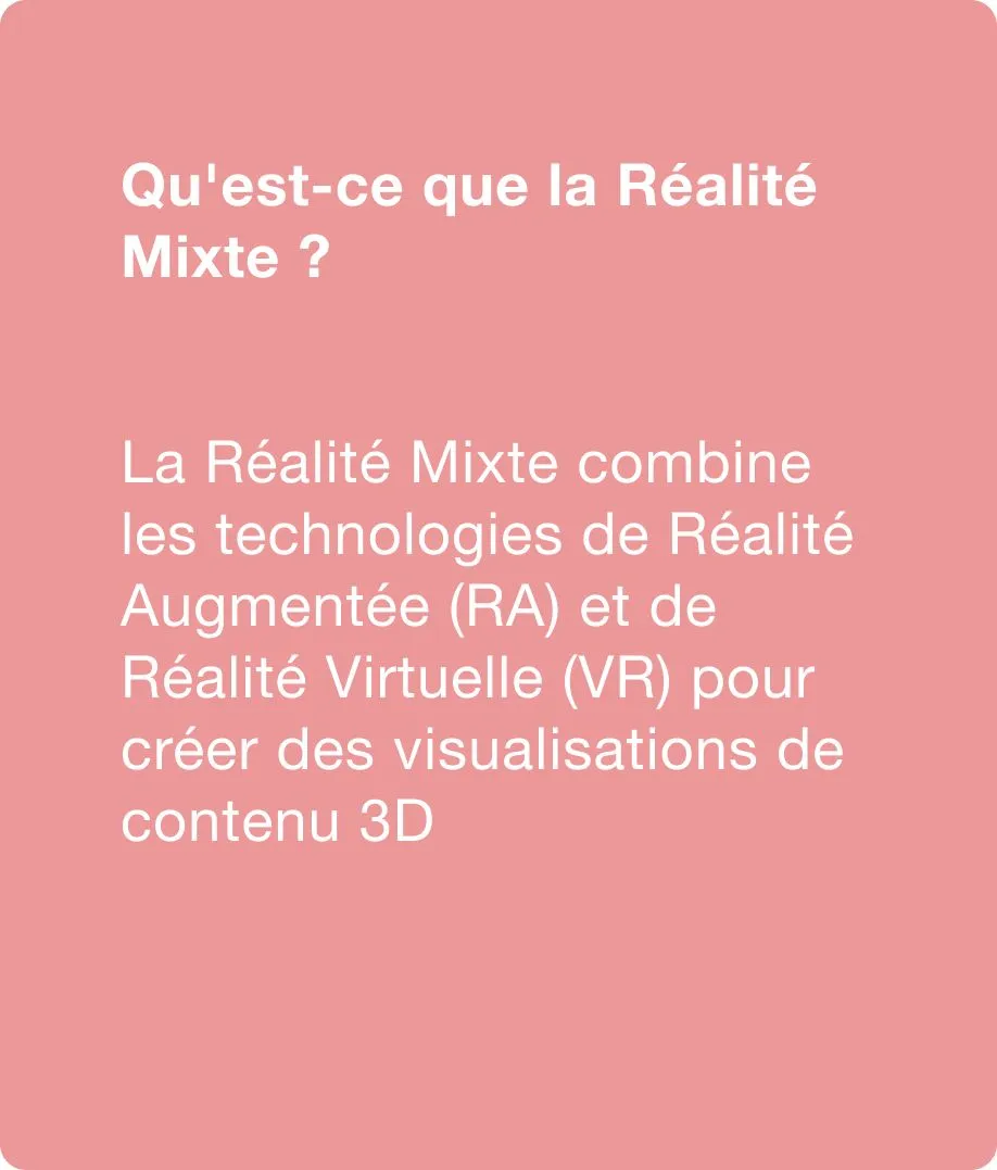 Qu'est-ce que la Réalité Mixte