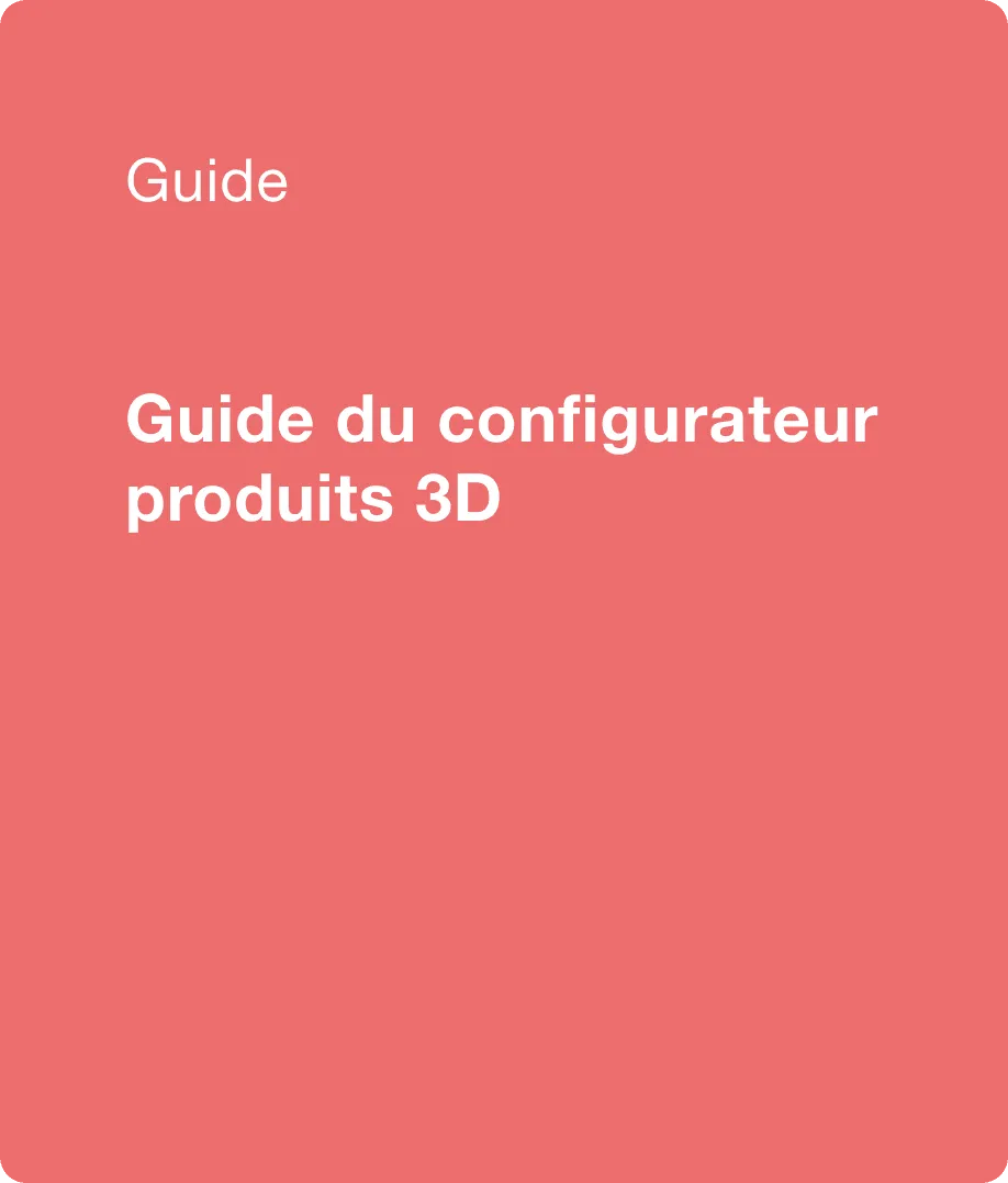 Guide configurateur produits 3D